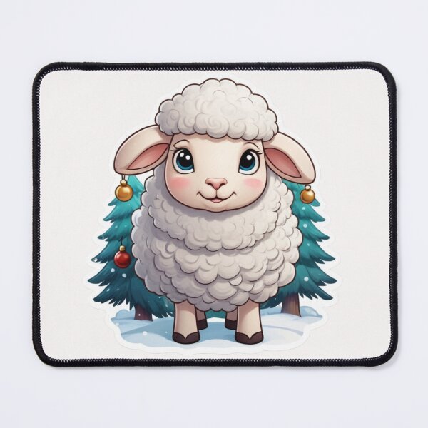 Item preview, Christmas Cartoon Sheep designed and sold by Krieghorn.