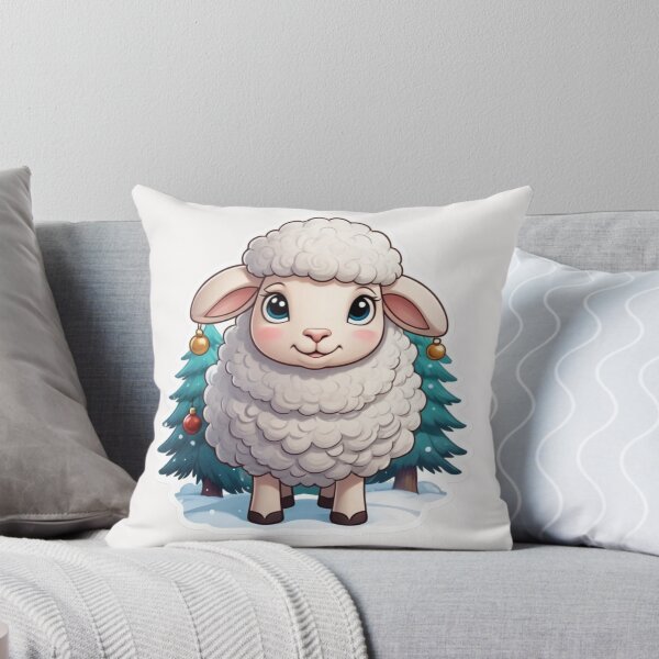 Item preview, Christmas Cartoon Sheep designed and sold by Krieghorn.
