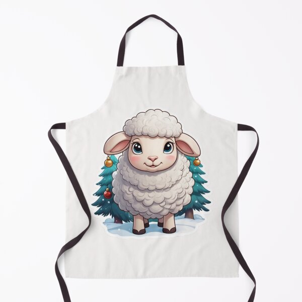 Item preview, Christmas Cartoon Sheep designed and sold by Krieghorn.