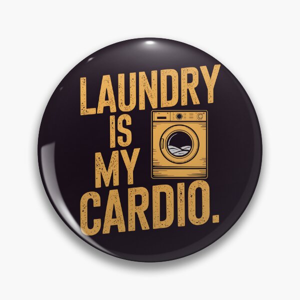 Item preview, Laundry is My Cardio, Funny gifts for laundry worker designed and sold by MikeKart.