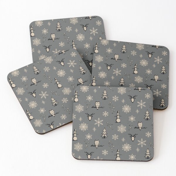 Item preview, Winter Things - Slate, Coal, Dove designed and sold by Irene Estelle.