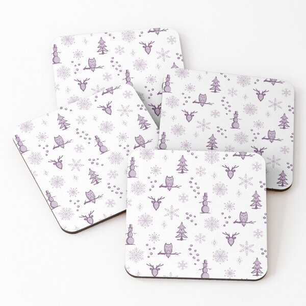 Item preview, Winter Things - Snow, Plum, Dust designed and sold by Irene Estelle.