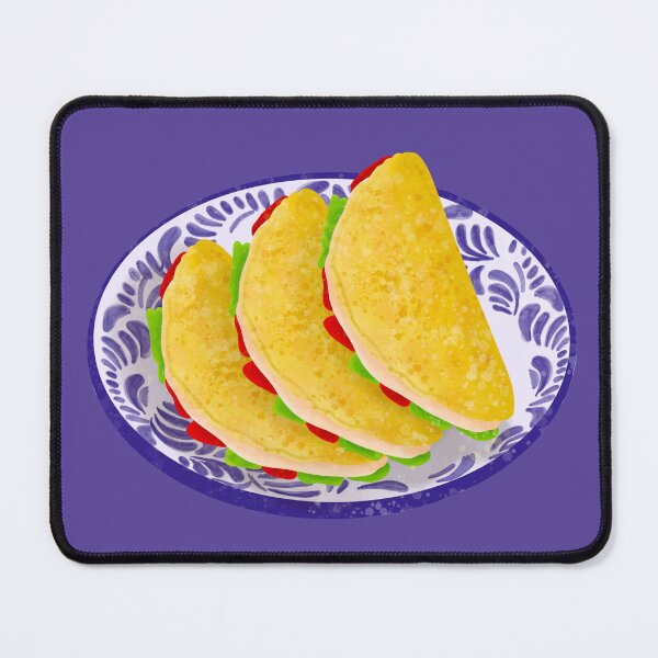 Item preview, Quesadillas Spanish Food Dark Purple Background designed and sold by SimplyPsycho.
