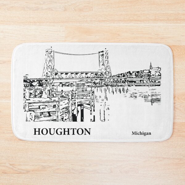 Item preview, Houghton Michigan designed and sold by Lakeric Cityscapes.