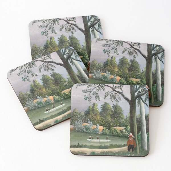 Item preview, Paysage avec des pecheurs designed and sold by Craphe.