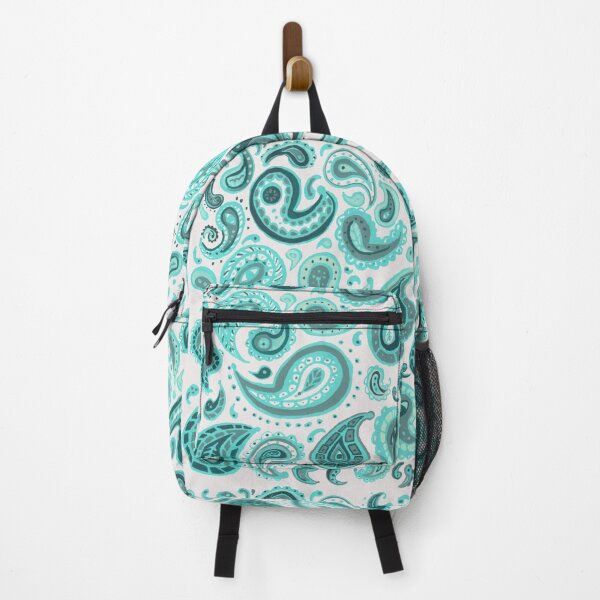 Item preview, Vintage 90s retro Paisley Teal Design - Boho VibesIllustration - jemma jamie skidmore designed and sold by Jemma Jamie Skidmore.
