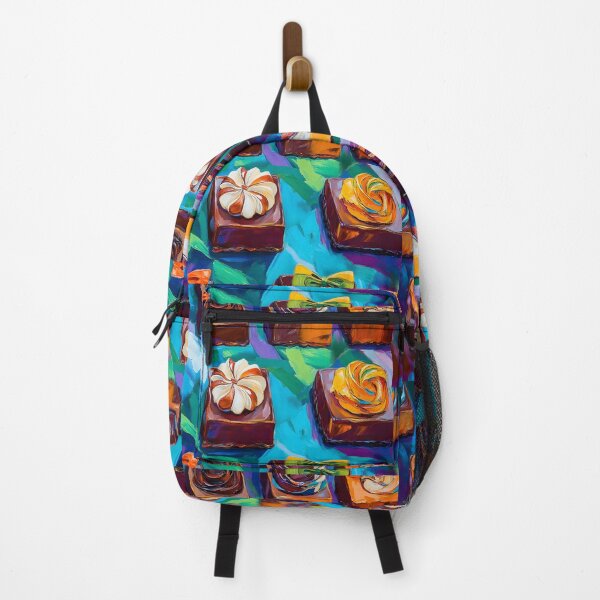 Item preview, Vibrant Square Chocolates - Colorful Swirls and Bold Artistic Patterns Abstract Digital AI Art designed and sold by OlfactoART Studio.