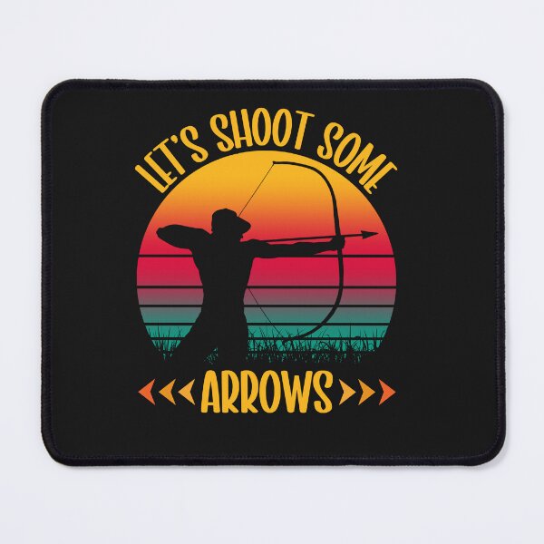 Item preview, Colorful Let's Shoot Some Arrows Archery Design designed and sold by AlienOccupation.