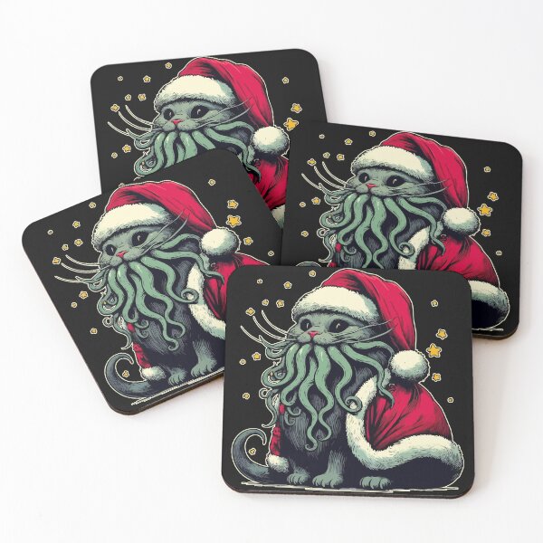 Item preview, Cathulhu Merry Christmas Retro designed and sold by TomFrontierArt.
