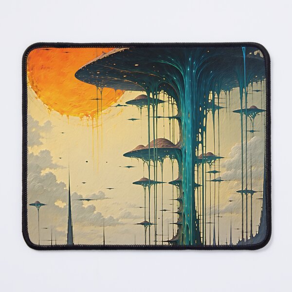 Item preview, Alien Horizon: Rainbow Sunset Glow designed and sold by PanoramaPrints.