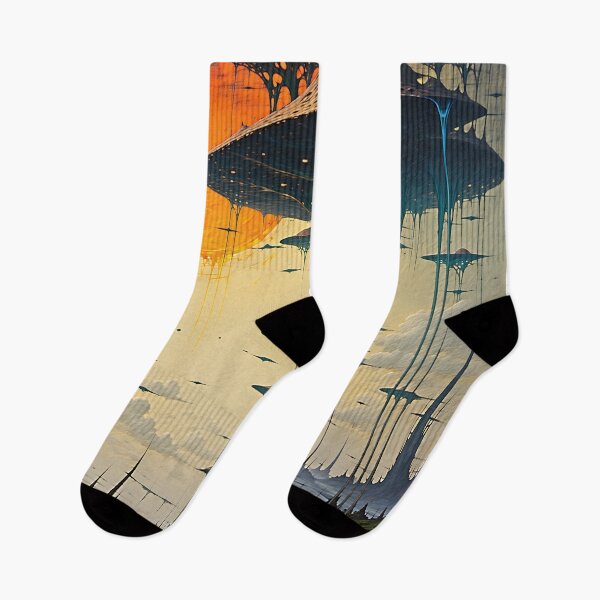 Item preview, Alien Horizon: Rainbow Sunset Glow designed and sold by PanoramaPrints.