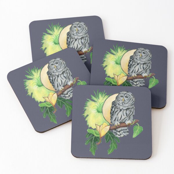 Item preview, Night owl and moon designed and sold by KnowingWonder.