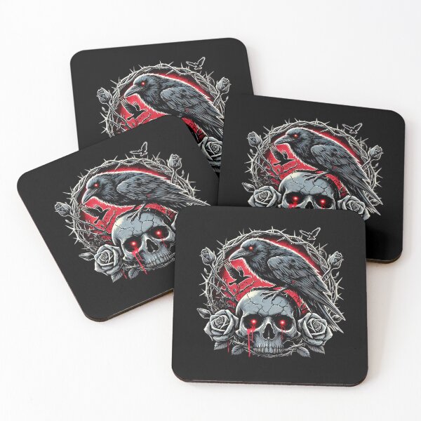 Item preview, Raven's Skull: Gothic Elegance designed and sold by Linework Studio.