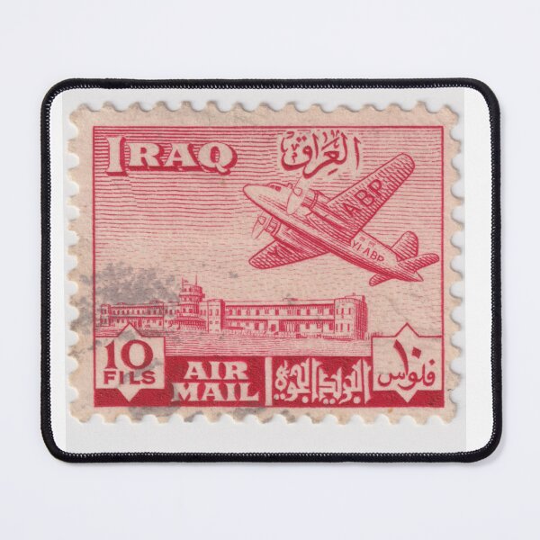 Item preview, Iraqi Air Mail Stamp, Red designed and sold by rogerstrawberry.