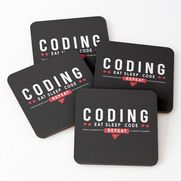 Item preview, CODING EAT SLEEP CODE REPEAT designed and sold by ArteeInnovation.
