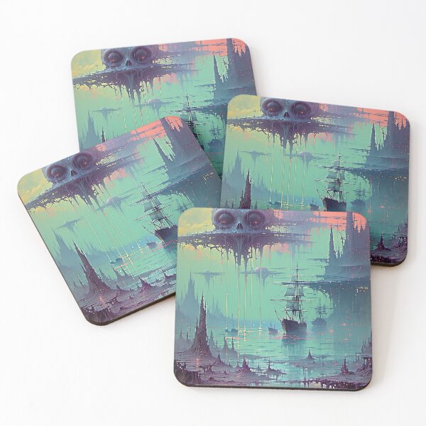 Item preview, Purple Tide's Weeping Skulls designed and sold by PanoramaPrints.