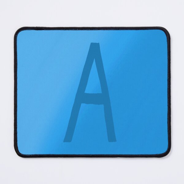 Item preview, Light Blue A with Gradient Background designed and sold by MusicQueen17.
