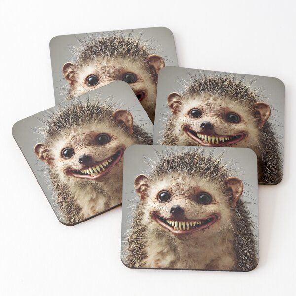 Item preview, The Hedgehog’s Horrifying Grin designed and sold by ArtPrintsUSA.