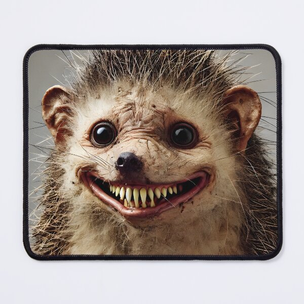 Item preview, The Hedgehog’s Horrifying Grin designed and sold by ArtPrintsUSA.