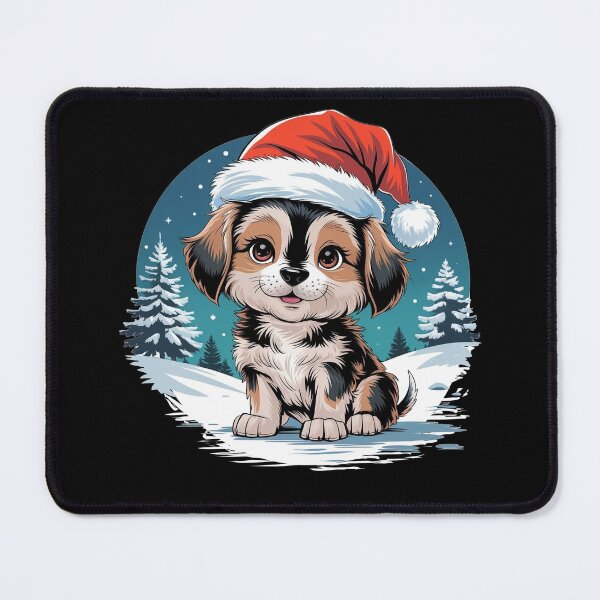 Item preview, Festive Pup Graphics for a Joyful Christmas Celebration designed and sold by WikaKowalczyk.