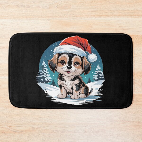 Item preview, Festive Pup Graphics for a Joyful Christmas Celebration designed and sold by WikaKowalczyk.