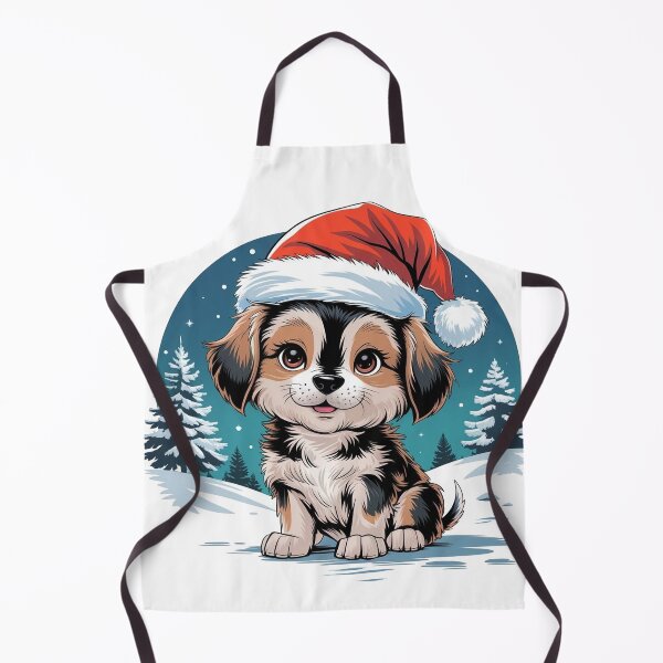 Item preview, Festive Pup Graphics for a Joyful Christmas Celebration designed and sold by WikaKowalczyk.