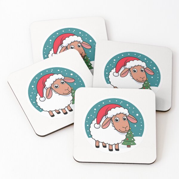 Item preview, Christmas Cartoon Sheep designed and sold by Krieghorn.
