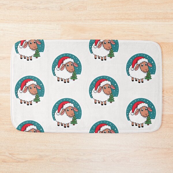 Item preview, Christmas Cartoon Sheep designed and sold by Krieghorn.