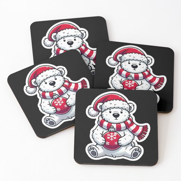 Item preview, Polar Bear's Christmas Cheer designed and sold by Linework Studio.