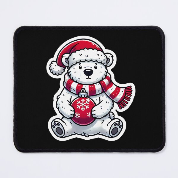 Item preview, Polar Bear's Christmas Cheer designed and sold by Linework Studio.