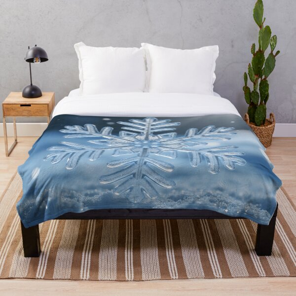 Item preview, Frozen Crystal Snowflake on Winter Night. designed and sold by RobertHun.