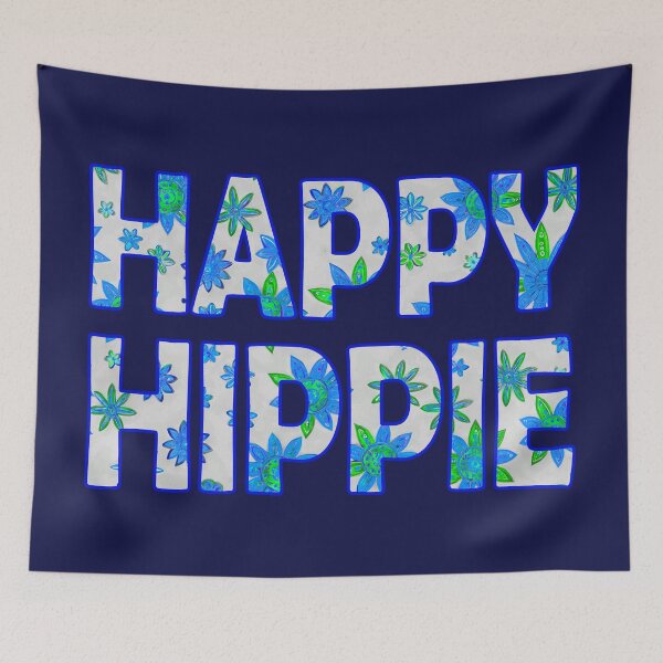 Item preview, Flower Power Happy Hippie Words Free Spirit Hippie Vibes 4 of 4 designed and sold by Beachy.