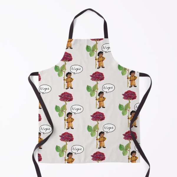 Item preview, Funny Nope Art - Child with Giant Rose Illustration Illustration - jemma jamie skidmore designed and sold by Jemma Jamie Skidmore.