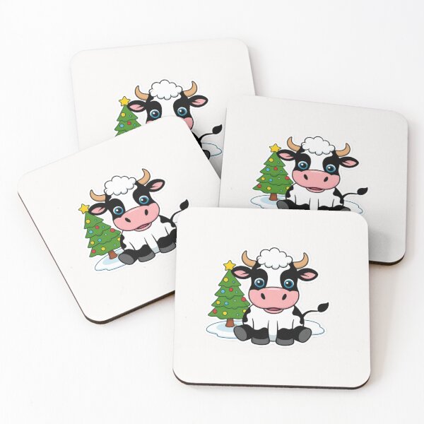 Item preview, Christmas Cartoon Cow designed and sold by Krieghorn.