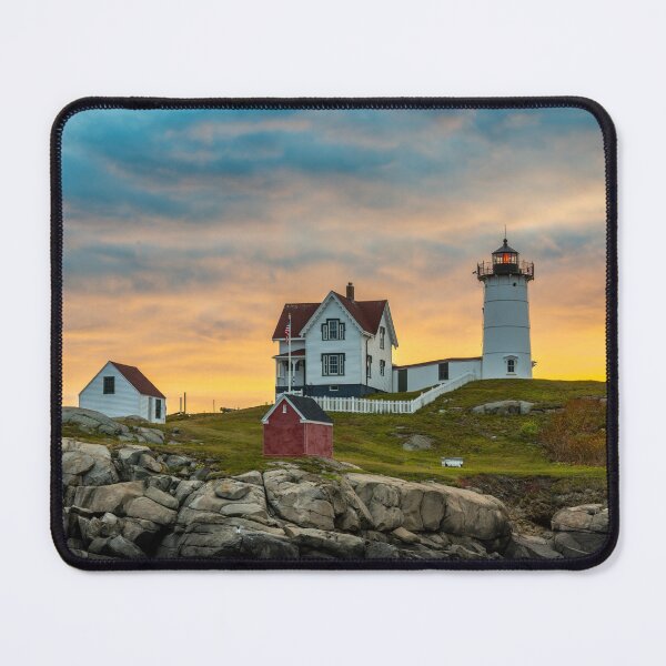 Item preview, Dawn at Cape Neddick Lighthouse designed and sold by GeorgeBuxbaum.