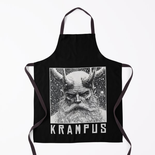 Item preview, Krampus - black and white christmas horror manga anime santa designed and sold by ForsakenFrames.