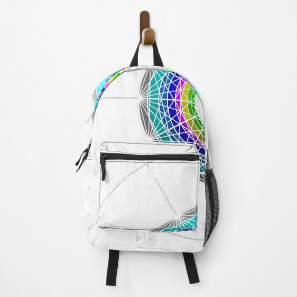 Item preview, Geometric Rainbow Music Theory Circle NEGATIVE designed and sold by Rhys Gerwin Music.
