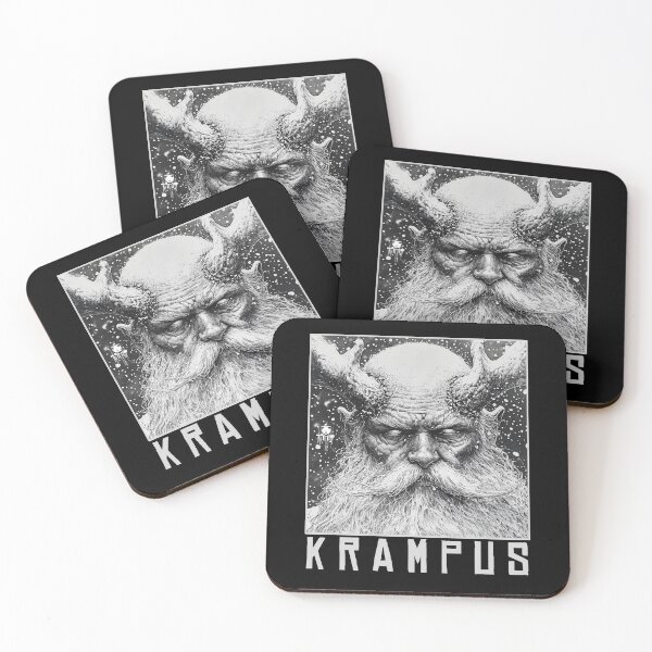 Item preview, Krampus  - black and white christmas horror manga anime santa designed and sold by ForsakenFrames.