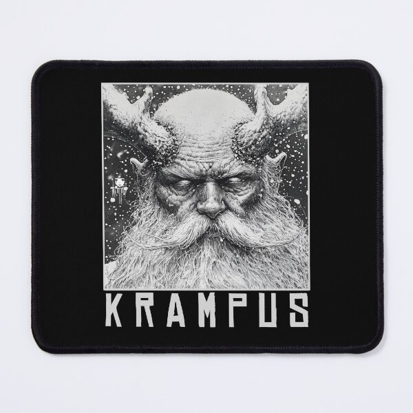 Item preview, Krampus  - black and white christmas horror manga anime santa designed and sold by ForsakenFrames.