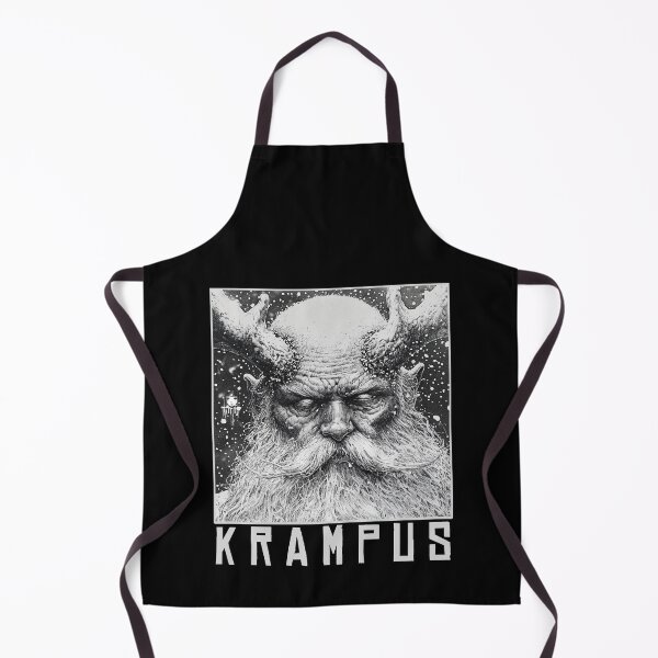 Item preview, Krampus - black and white christmas horror manga anime santa designed and sold by ForsakenFrames.