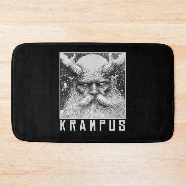 Item preview, Krampus  - black and white christmas horror manga anime santa designed and sold by ForsakenFrames.