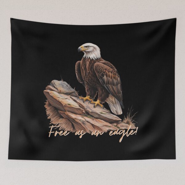 Item preview, Eagle Bird Nature Motivation designed and sold by Design_Your_Day.