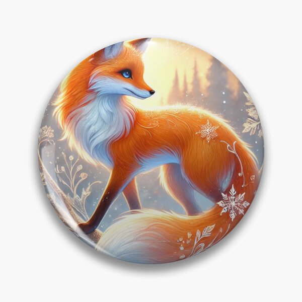 Item preview, Mystical Winter Fox in Snow designed and sold by Feathers & Futhark.