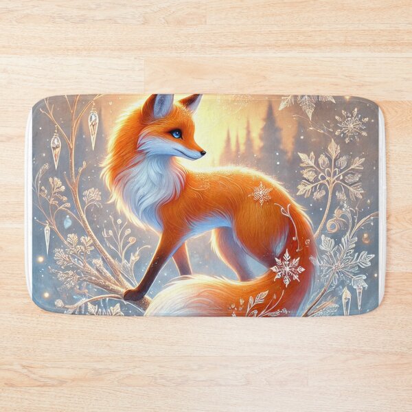 Item preview, Mystical Winter Fox in Snow designed and sold by Feathers & Futhark.