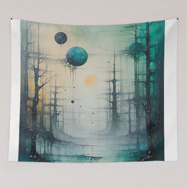 Item preview, Golden Dawn Awakens: Cosmic Drips designed and sold by PanoramaPrints.