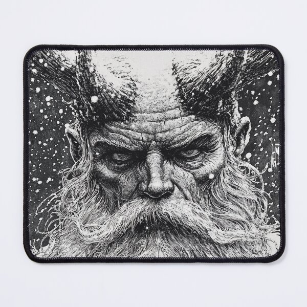 Item preview, Krampus  - black and white christmas horror manga anime santa designed and sold by ForsakenFrames.