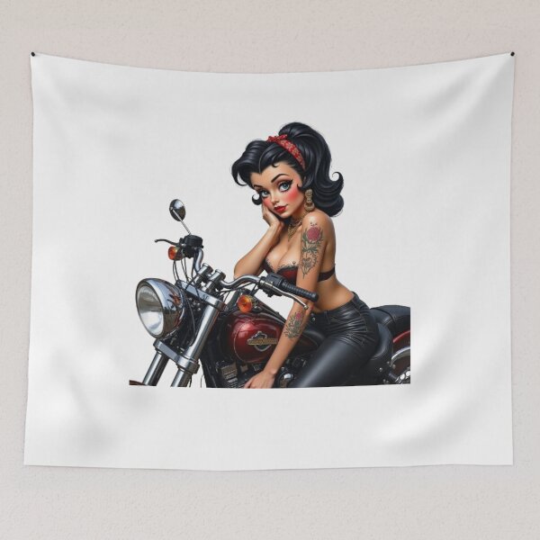 Item preview, “Retro Glamour: Charm and Audacity of Pin-Ups” designed and sold by CHRIST5000.