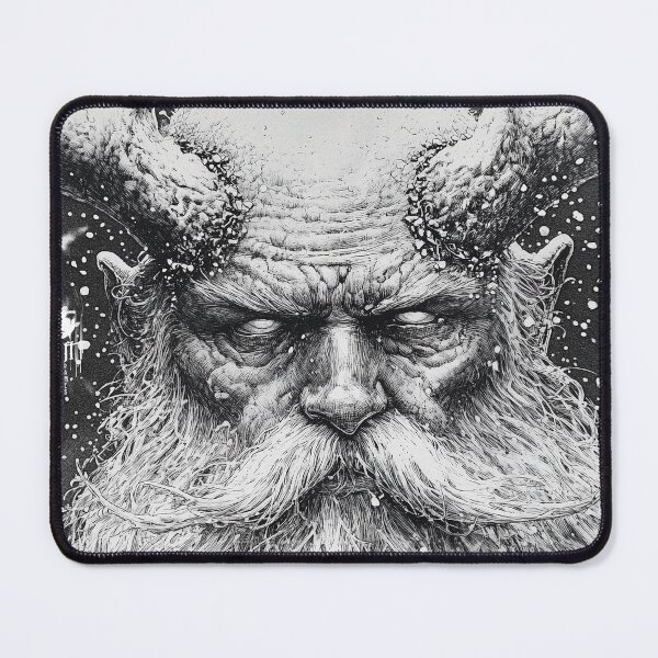 Item preview, Krampus - black and white christmas horror manga anime santa designed and sold by ForsakenFrames.
