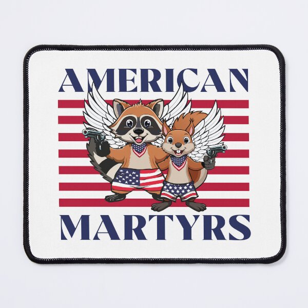 Item preview, American Martyrs (Peanut & Fred) designed and sold by ItsGoodToBeMe.
