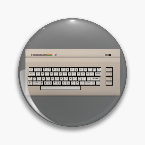 Item preview, Commodore 64 Full Computer - Version 6 - Rainbow Badge designed and sold by ABSTRACT-IVISM.